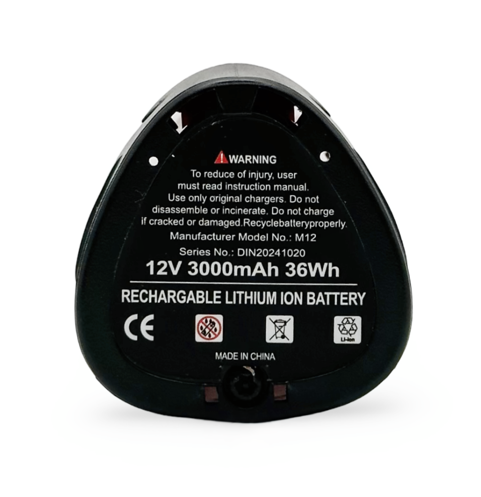 Akku 12V 3,0Ah kompatibler mit Milwaukee M12 | Akubee.at