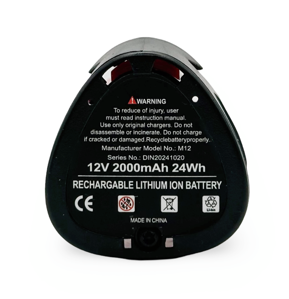 Akku 12V 2,0Ah kompatibler mit Milwaukee M12 | Akubee.at
