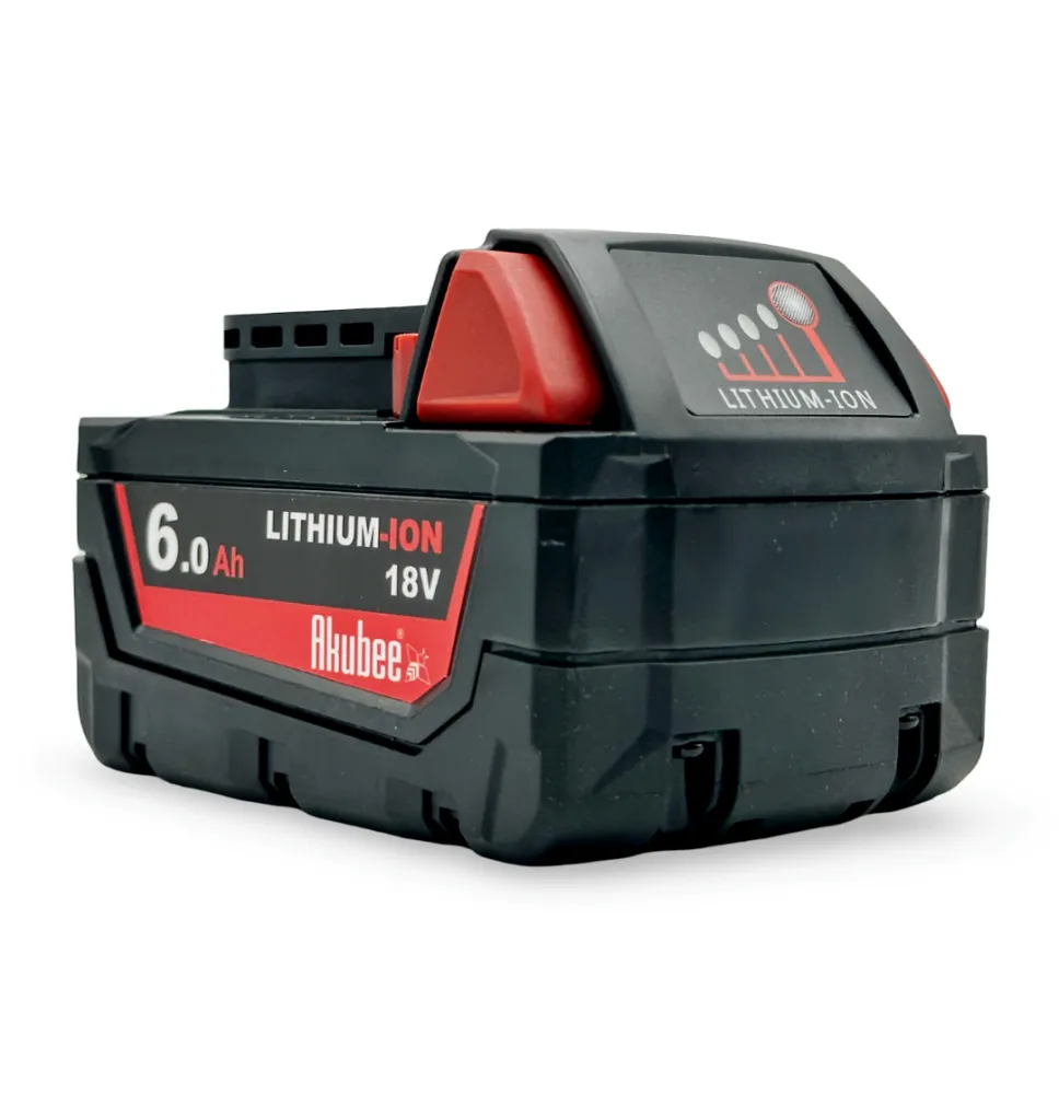 Akku 18V 6,0Ah kompatibler mit Milwaukee M18 | Akubee.at