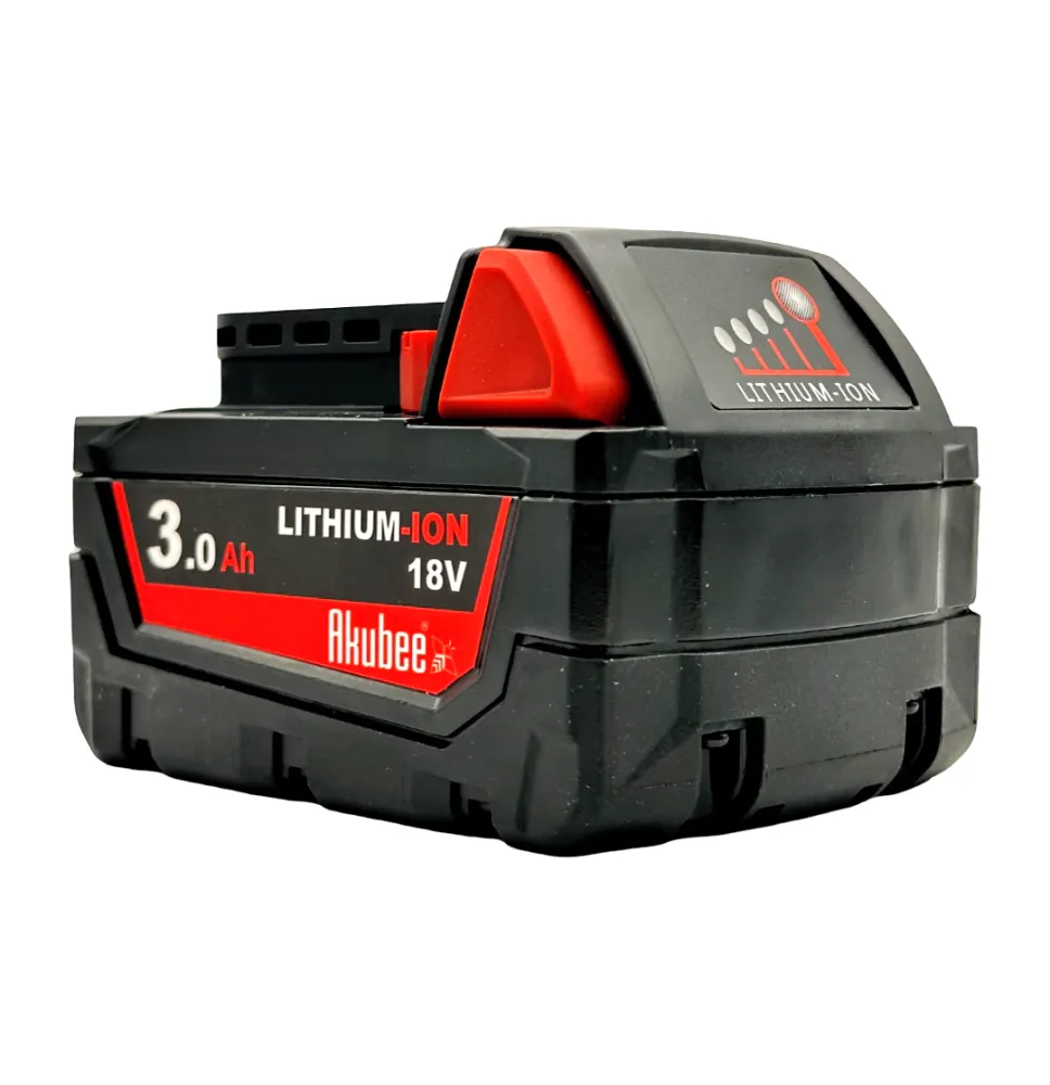 Akku 18V 3,0Ah kompatibler mit Milwaukee M18 | Akubee.at
