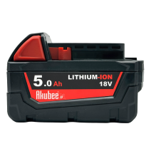 Akku 18V 5,0Ah kompatibler mit Milwaukee M18 | Akubee.at