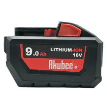 Akku 18V 9,0Ah kompatibler mit Milwaukee M18 | Akubee.at